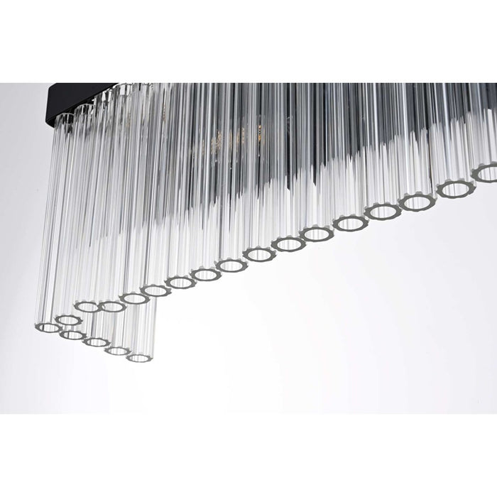 Elegant Lighting Harlow 8 Lt 34" Wall Sconce, Black