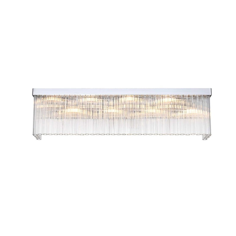 Elegant Lighting Harlow 8 Lt 34" Wall Sconce, Chrome