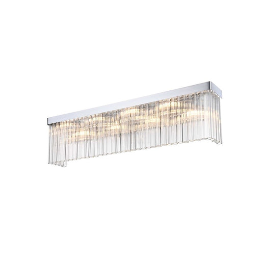 Elegant Lighting Harlow 8 Lt 34" Wall Sconce, Chrome