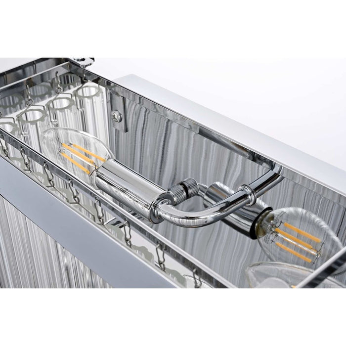 Elegant Lighting Harlow 8 Lt 34" Wall Sconce, Chrome