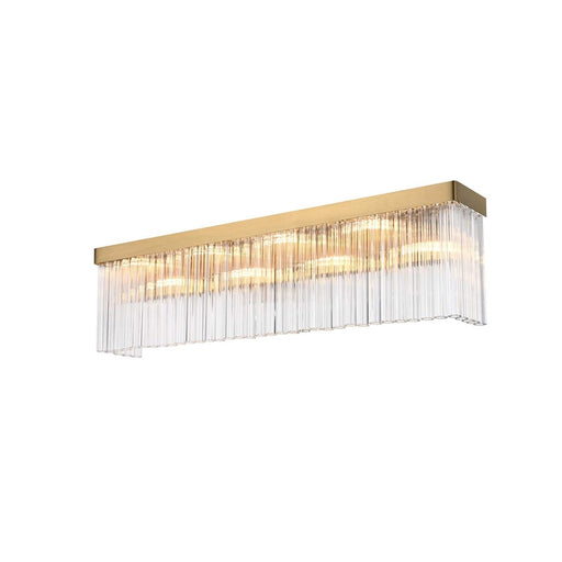 Elegant Lighting Harlow 8 Lt 34" Wall Sconce, Satin Gold