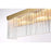 Elegant Lighting Harlow 8 Lt 34" Wall Sconce, Satin Gold