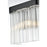 Elegant Lighting Harlow 1 Light 9" Wall Sconce, Black/Clear
