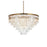 Elegant Lighting Sydney 33 Light 44" Chandelier, Satin Gold
