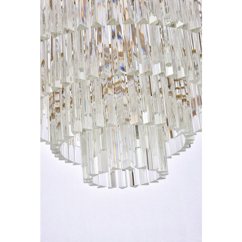 Elegant Lighting Sydney 33 Light 44" Chandelier, Satin Gold