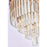 Elegant Lighting Sydney 17 Light 32" Flush Mount, Satin Gold
