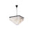 Elegant Lighting Sydney 21 Light 34" Chandelier, Matte Black - 1201S34MB-RC