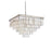 Elegant Lighting Sydney 21 Light 34" Chandelier, Polished Nickel