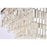 Elegant Lighting Sydney 21 Light 34" Chandelier, Polished Nickel