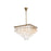 Elegant Lighting Sydney 21 Light 34" Chandelier, Satin Gold