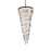 Elegant Lighting Sydney 35 Light 30" Chandelier, Matte Black