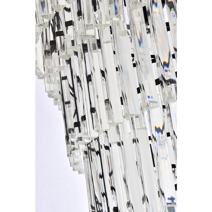 Elegant Lighting Sydney 35 Light 30" Chandelier, Matte Black