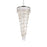 Elegant Lighting Sydney 35 Light 30" Chandelier, Polished Nickel