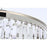 Elegant Lighting Sydney 35 Light 30" Chandelier, Polished Nickel
