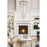 Elegant Lighting Sydney 42 Light 36.5" Chandelier, Matte Black