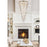 Elegant Lighting Sydney 42 Light 36.5" Chandelier, Satin Gold