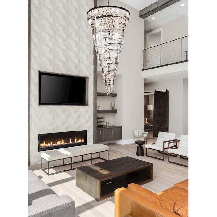 Elegant Lighting Sydney 58 Light 48" Chandelier, Matte Black