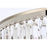 Elegant Lighting Sydney 58 Light 48" Chandelier, Polished Nickel