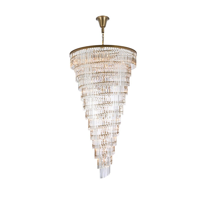 Elegant Lighting Sydney 58 Light 48" Chandelier, Satin Gold