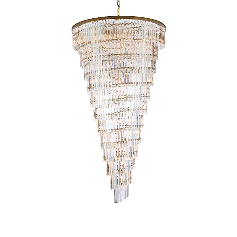Elegant Lighting Sydney 58 Light 48" Chandelier, Satin Gold