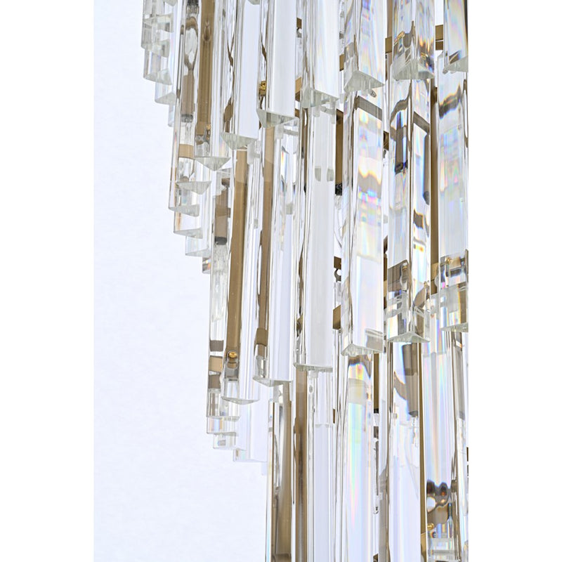 Elegant Lighting Sydney 58 Light 48" Chandelier, Satin Gold