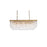 Elegant Lighting Sydney 12 Light 40" Chandelier, Satin Gold
