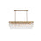 Elegant Lighting Sydney 12 Light 50" Chandelier, Satin Gold