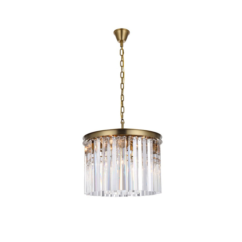 Elegant Lighting Sydney 6 Light 20" Chandelier, Satin Gold