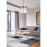 Elegant Lighting Sydney 6 Light 20" Chandelier, Satin Gold