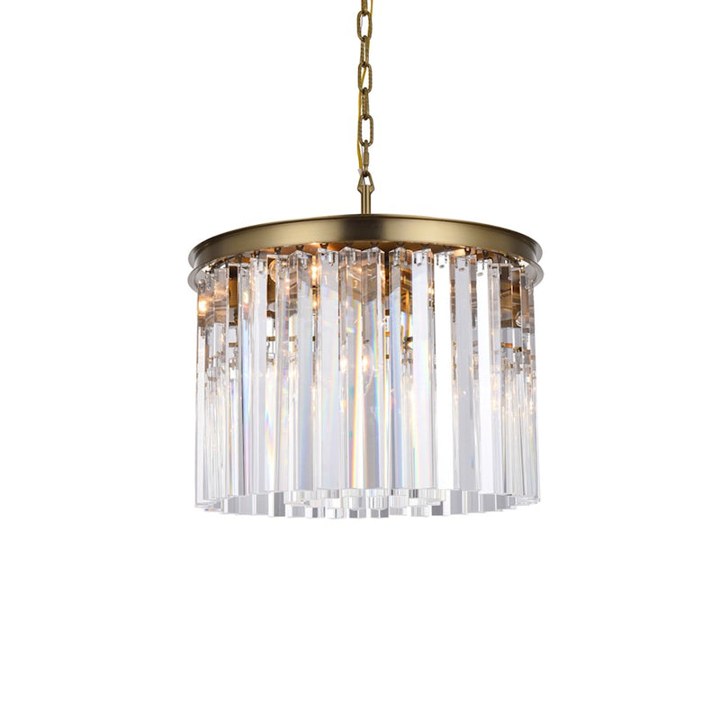 Elegant Lighting Sydney 6 Light 20" Chandelier, Satin Gold