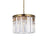 Elegant Lighting Sydney 6 Light 20" Chandelier, Satin Gold