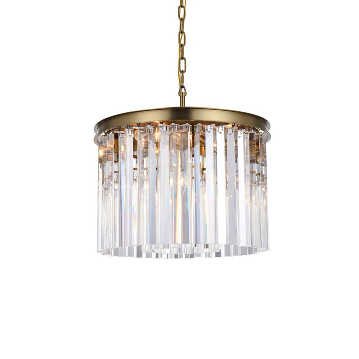 Elegant Lighting Sydney 6 Light 20" Chandelier, Satin Gold