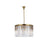 Elegant Lighting Sydney 8 Light 26" Chandelier, Satin Gold