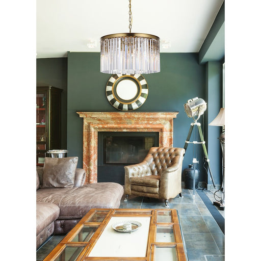 Elegant Lighting Sydney 8 Light 26" Chandelier, Satin Gold