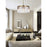 Elegant Lighting Sydney 8 Light 31.5" Chandelier, Satin Gold