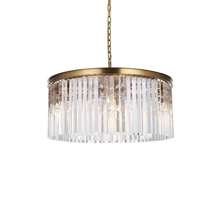 Elegant Lighting Sydney 8 Light 31.5" Chandelier, Satin Gold