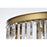 Elegant Lighting Sydney 8 Light 31.5" Chandelier, Satin Gold