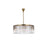Elegant Lighting Sydney 10 Light 43.5" Chandelier, Satin Gold
