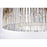 Elegant Lighting Sydney 10 Light 43.5" Chandelier, Satin Gold