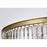 Elegant Lighting Sydney 10 Light 43.5" Chandelier, Satin Gold
