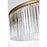 Elegant Lighting Sydney 10 Light 43.5" Chandelier, Satin Gold