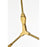 Elegant Lighting Cavoli 6 Light 49"L Chandelier, Brass/Clear