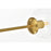 Elegant Lighting Cavoli 6 Light 49"L Chandelier, Brass/Clear