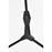 Elegant Lighting Cavoli 9 Light 60" Chandelier, Black/Clear