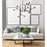 Elegant Lighting Cavoli 9 Light 60" Chandelier, Black/Clear