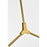 Elegant Lighting Cavoli 6 Light 70"L Chandelier, Brass/Clear