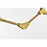 Elegant Lighting Cavoli 6 Light 70"L Chandelier, Brass/Clear