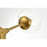 Elegant Lighting Cavoli 6 Light 70"L Chandelier, Brass/Clear