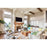Elegant Lighting Cavoli 6 Light 70"L Chandelier, Brass/Clear