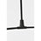 Elegant Lighting Cavoli 8 Light 74"L Chandelier, Black/Clear